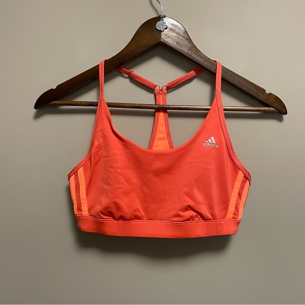 Adidas Climalite Orange Reversible Sports Bra Women’s XS